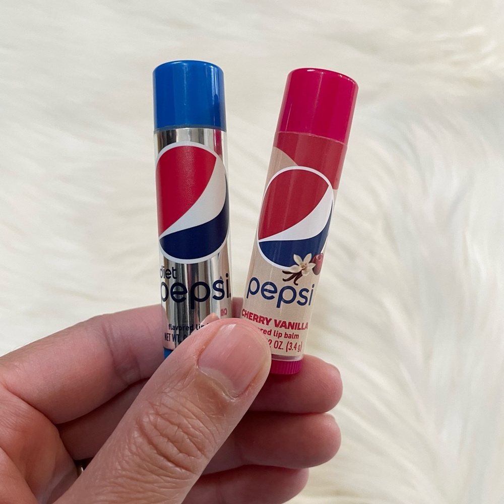 Bundle Of Pepsi Flavored Lip Balm Diet Pepsi & Cherry Vanilla